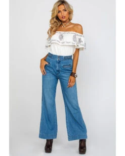 Free People Women's Seasons In The Sun Jeans 11 Free People Women's Seasons In The Sun Jeans -Country Clothing Store 2000281049 400 P6
