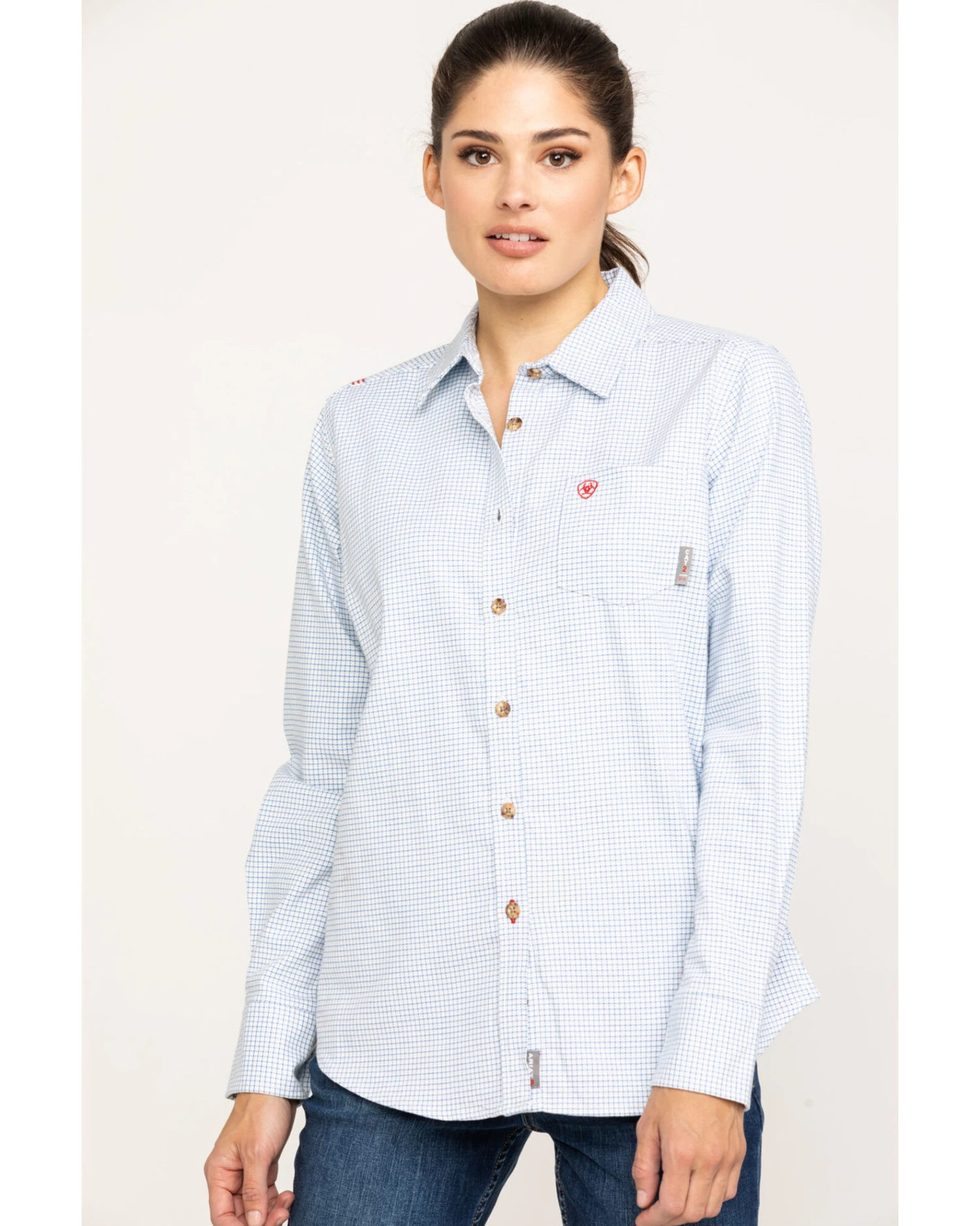 Ariat Women's FR Hermosa Durastretch Work Shirt 4 Ariat Women's FR Hermosa Durastretch Work Shirt - Image 2