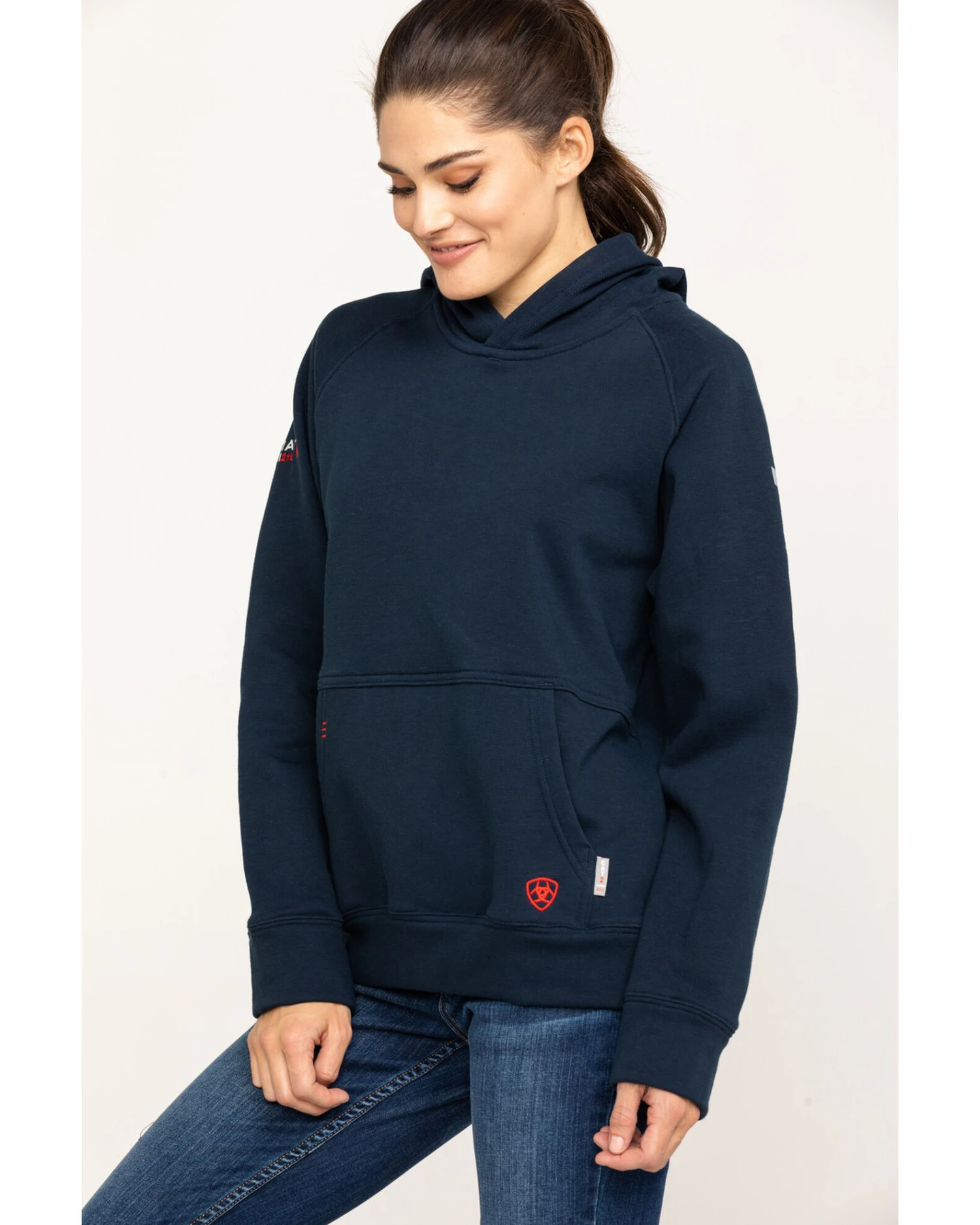 Ariat Women's FR Primo Fleece Logo Hooded Sweatshirt 3 Ariat Women's FR Primo Fleece Logo Hooded Sweatshirt