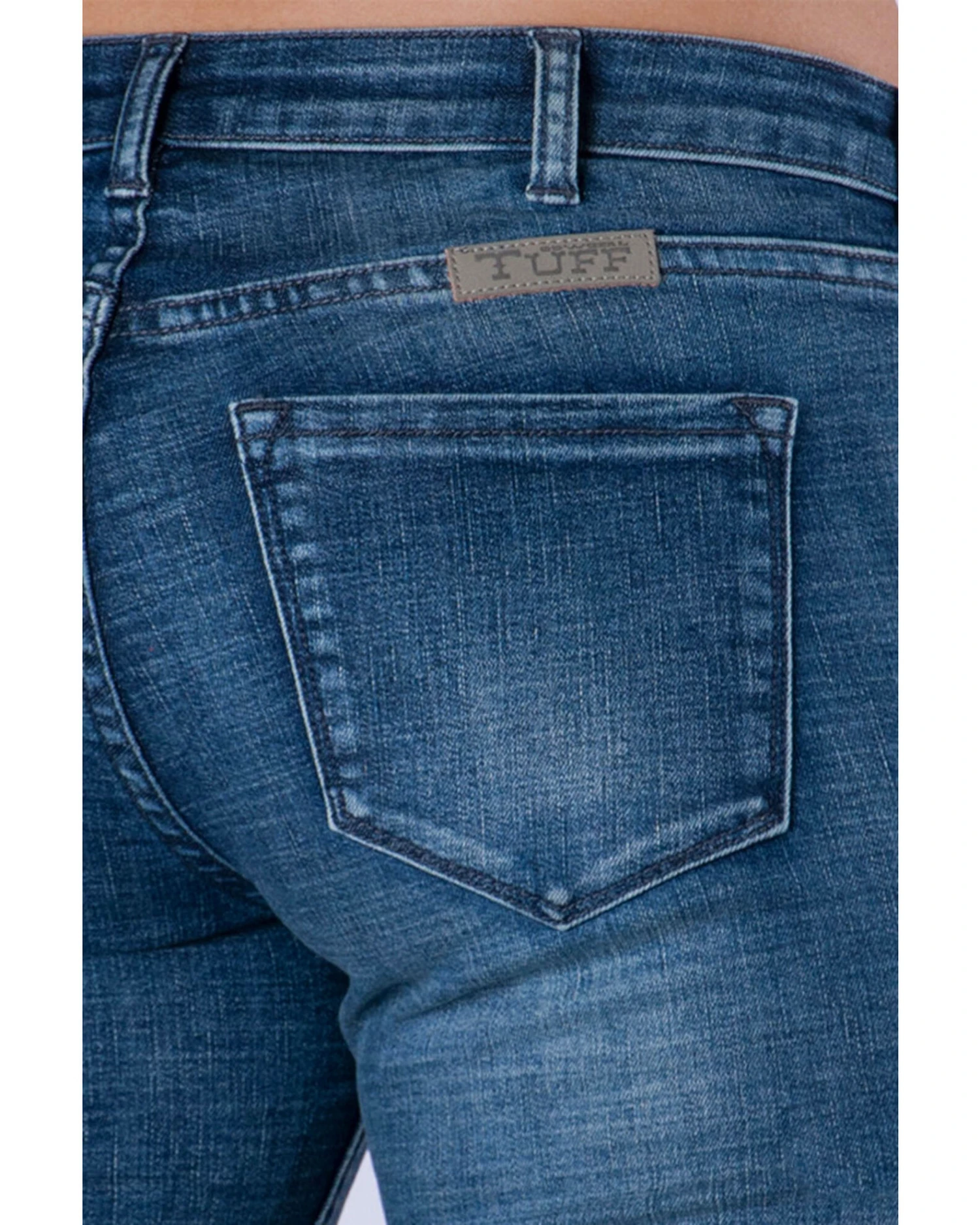 Cowgirl Tuff Women's Medium Wash Natural Waist Trousers 7 Cowgirl Tuff Women's Medium Wash Natural Waist Trousers - Image 5