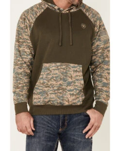 Ariat Men's Camo Patriot Hooded Sweatshirt
