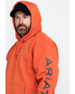 Ariat Men's Volcanic Heather Rebar Graphic Hooded Work Sweatshirt -Country Clothing Store 2000282118 803 P5