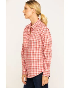 Ariat Women's FR Talitha Plaid Long Sleeve Work Shirt -Country Clothing Store 2000283797 600 P3