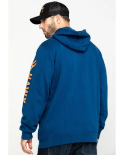 Hawx® Men's Logo Sleeve Performance Fleece Hooded Work Sweatshirt - Big & Tall -Country Clothing Store 2000284117 400 P2