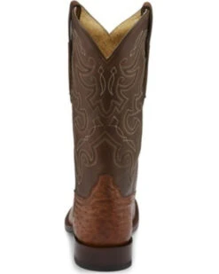 Tony Lama Men's Patron Saddle Exotic Smooth Western Boots - Round Toe -Country Clothing Store 2000285654 235 P2