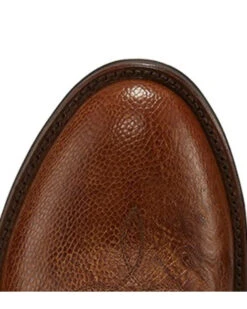 Tony Lama Men's Patron Saddle Exotic Smooth Western Boots - Round Toe