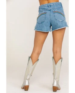 Show Me Your Mumu Women's Arizona Delta Rainbow High Waisted Shorts -Country Clothing Store 2000286000 400 P1