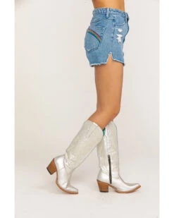 Show Me Your Mumu Women's Arizona Delta Rainbow High Waisted Shorts -Country Clothing Store 2000286000 400 P3