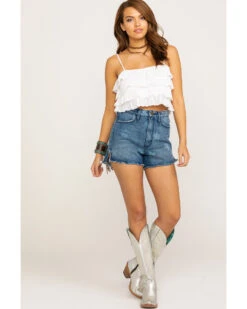 Show Me Your Mumu Women's Arizona High Waisted Stellar Star Shorts 12 Show Me Your Mumu Women's Arizona High Waisted Stellar Star Shorts -Country Clothing Store 2000286001 400 P6