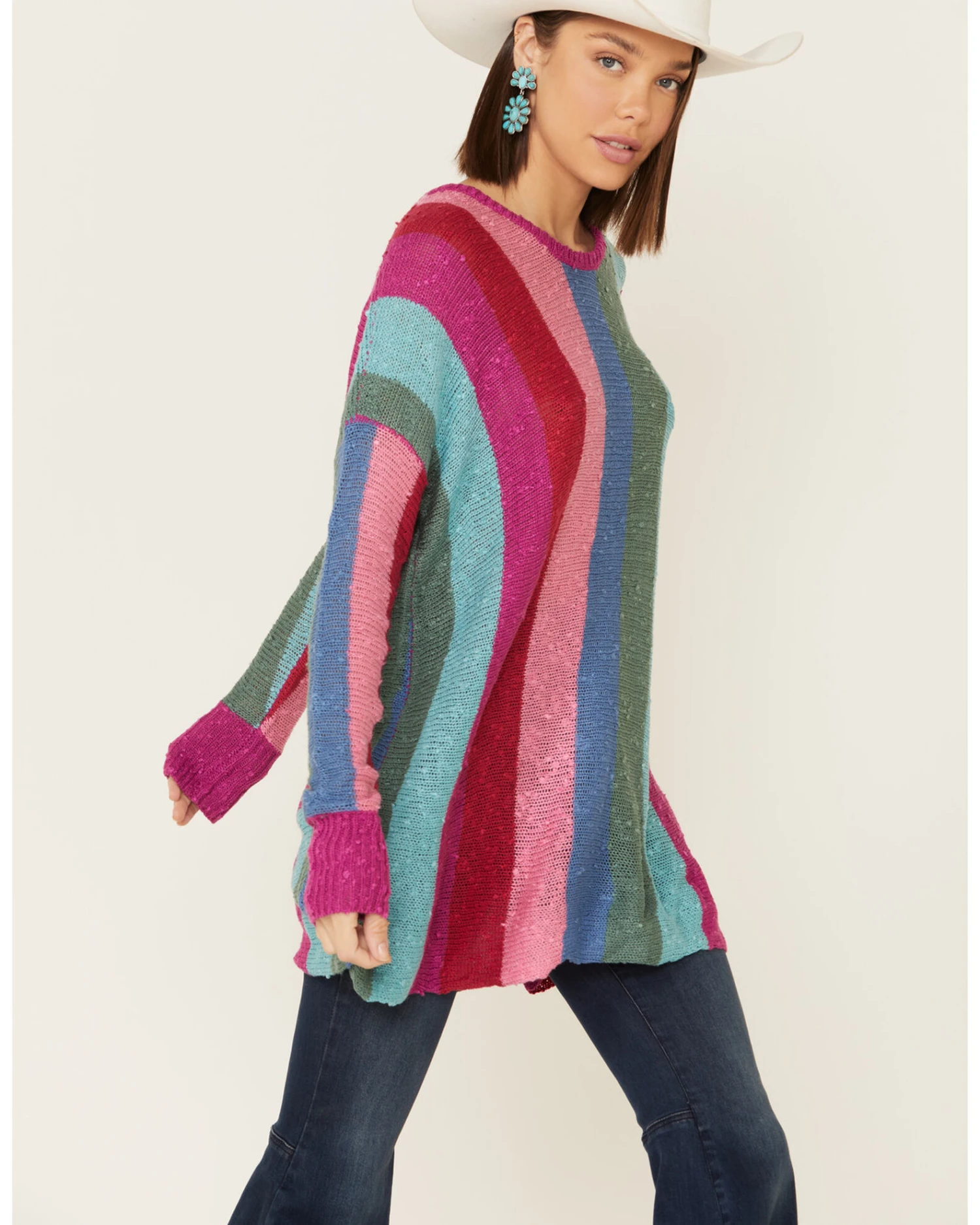 Show Me Your Mumu Women's Trina Madly Stripe Knit Sweater 3 Show Me Your Mumu Women's Trina Madly Stripe Knit Sweater