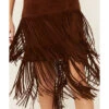 Stetson Women's Brown Fringe Suede Skirt -Country Clothing Store 2000286949 200 P2