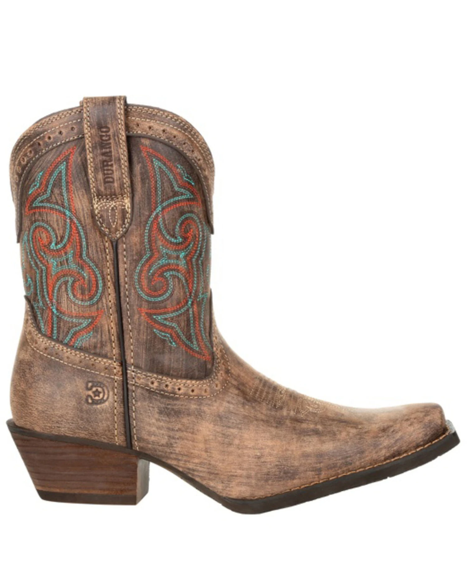 Durango Women's Driftwood Western Booties - Snip Toe 5 Durango Women's Driftwood Western Booties - Snip Toe - Image 3