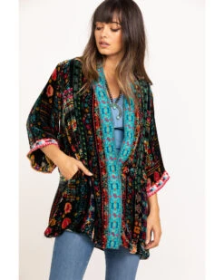 Johnny Was Women's Abril Velvet Reversible Kimono -Country Clothing Store 2000287968 900 P1