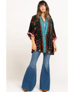 Johnny Was Women's Abril Velvet Reversible Kimono -Country Clothing Store 2000287968 900 P6