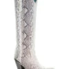 Corral Women's Python Tall Western Boots - Snip Toe -Country Clothing Store 2000288148 936 P1