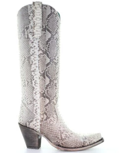 Corral Women's Python Tall Western Boots - Snip Toe -Country Clothing Store 2000288148 936 P2