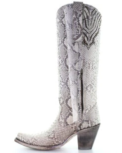 Corral Women's Python Tall Western Boots - Snip Toe -Country Clothing Store 2000288148 936 P3