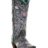 Corral Women's Floral Embroidery & Rhinestones Western Boots - Snip Toe -Country Clothing Store 2000288724 001 P1