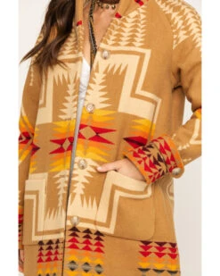 Pendleton Women's Tan Harding Jacquard 1930 Archive Coat -Country Clothing Store 2000289389 280 P3