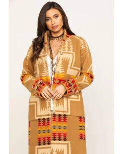 Pendleton Women's Tan Harding Jacquard 1930 Archive Coat -Country Clothing Store 2000289389 280 P4