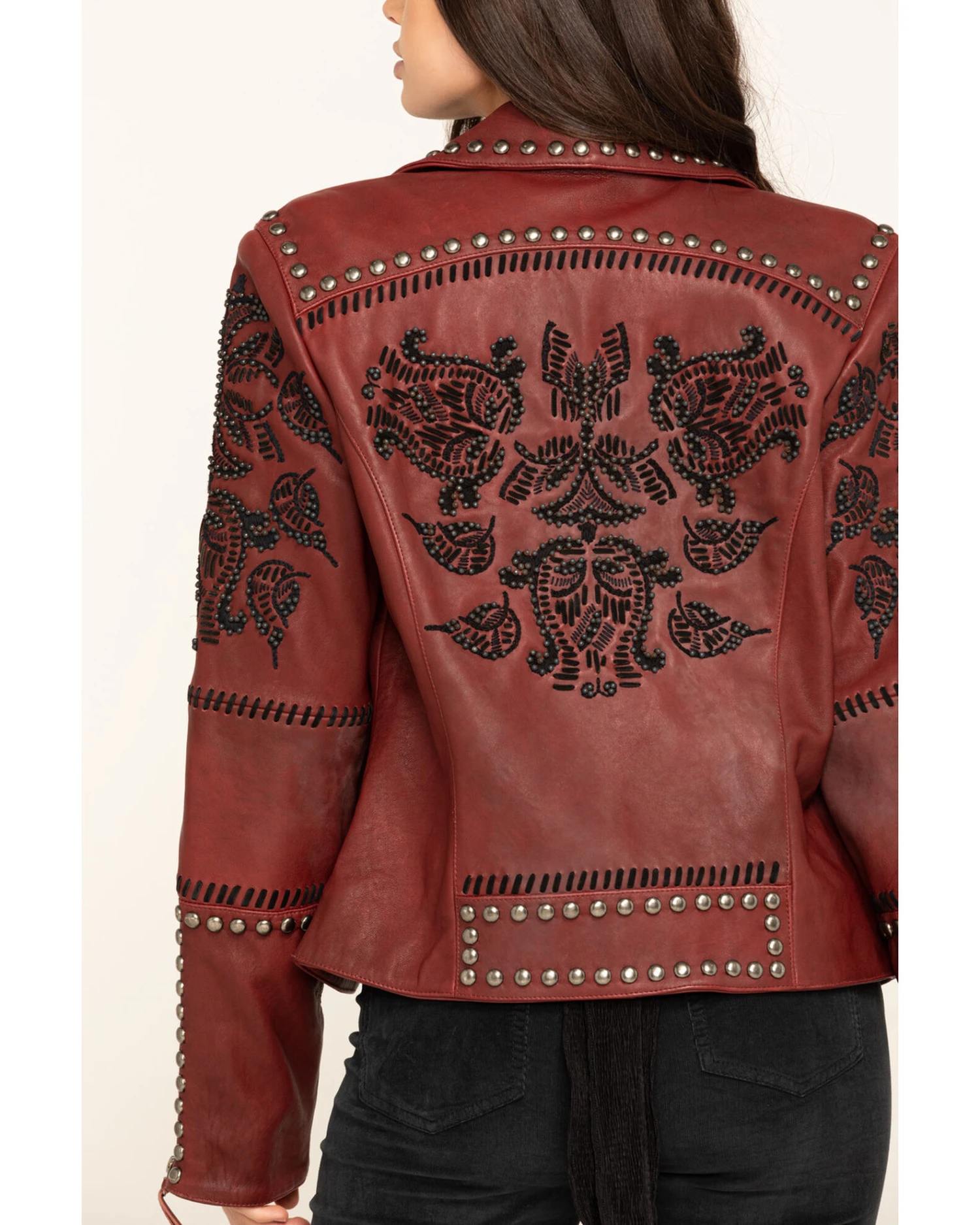 Double D Ranch Women's Oxblood Tasajulillo Jacket 3 Double D Ranch Women's Oxblood Tasajulillo Jacket