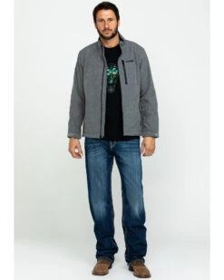 Wrangler Men's Trail Fleece Lined Zip Jacket