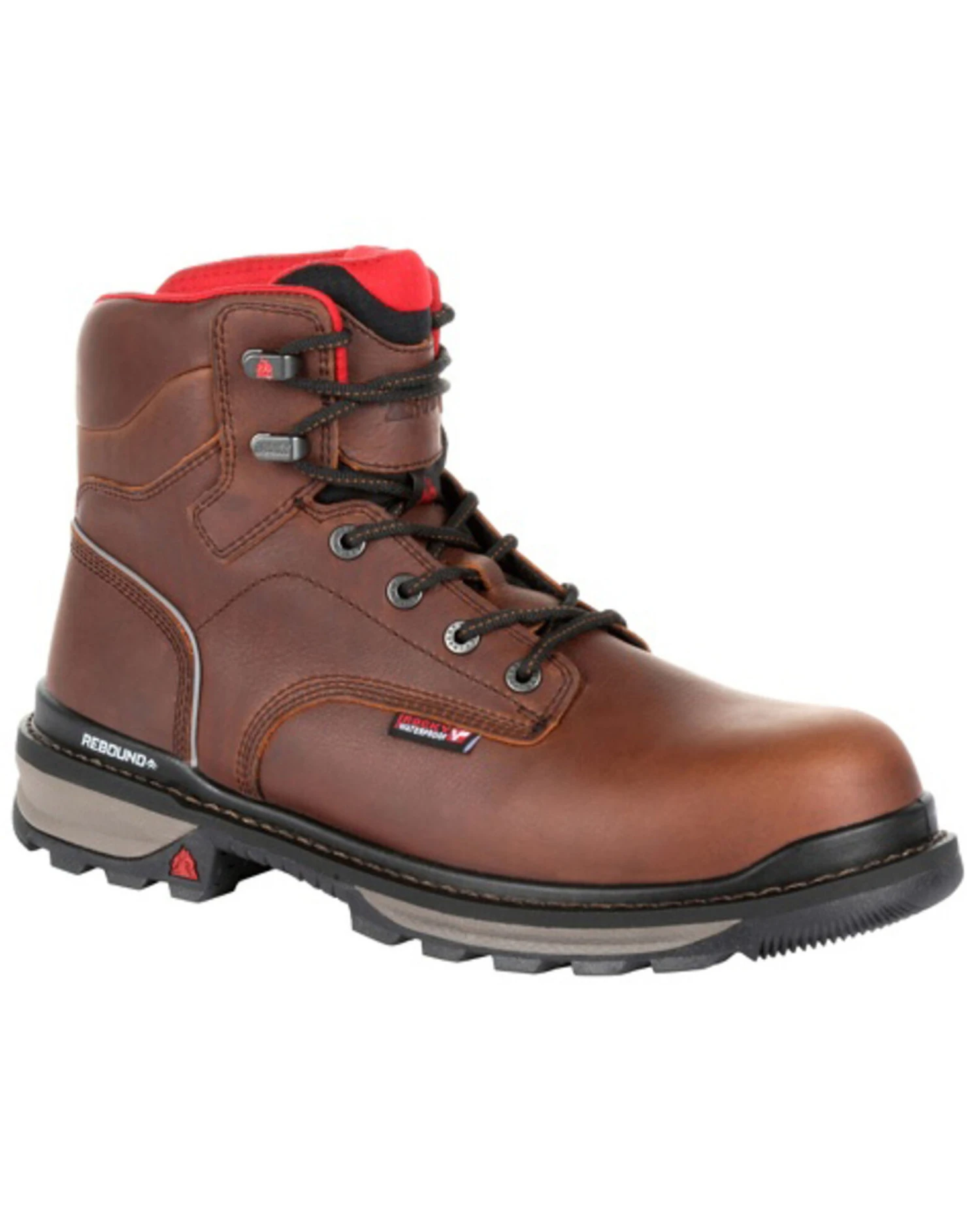 Rocky Men's Rams Horn Waterproof Work Boots - Soft Toe 3 Rocky Men's Rams Horn Waterproof Work Boots - Soft Toe