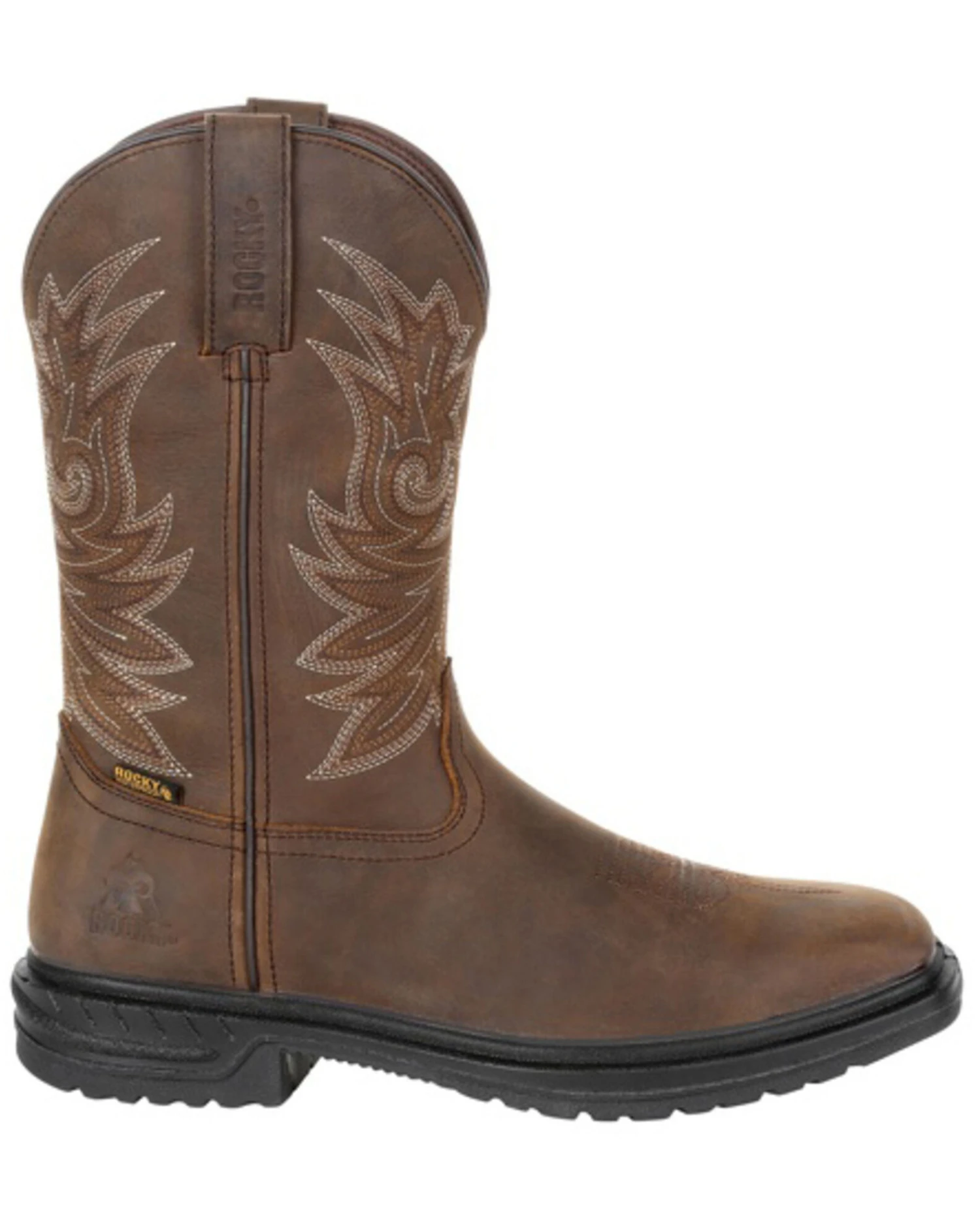 Rocky Men's Worksmart Waterproof Western Work Boots - Composite Toe 4 Rocky Men's Worksmart Waterproof Western Work Boots - Composite Toe - Image 2