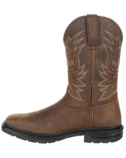 Rocky Men's Worksmart Waterproof Work Boots - Square Toe