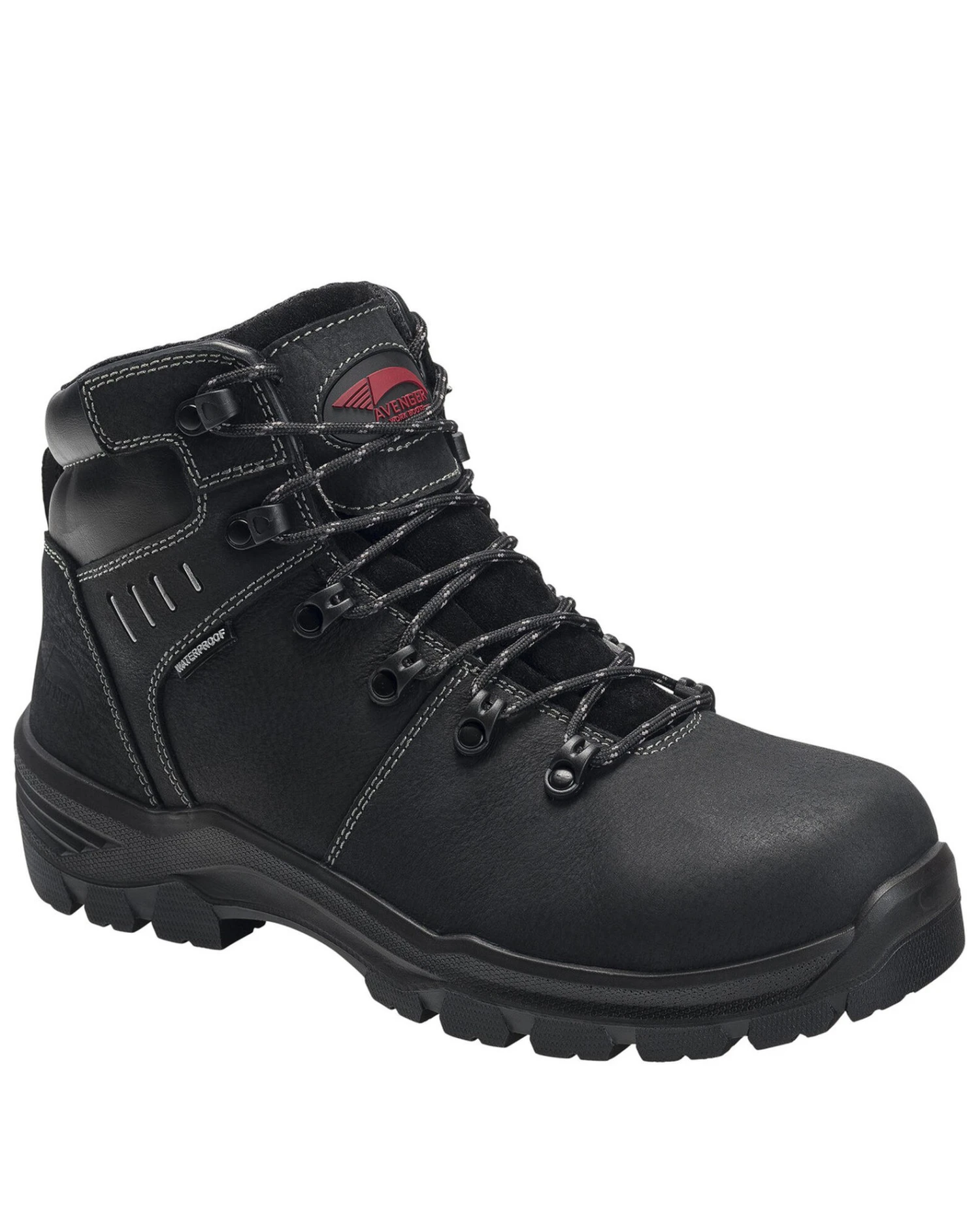Avenger Men's Black Foundation Work Boots - Composite Toe 4 Avenger Men's Black Foundation Work Boots - Composite Toe - Image 2