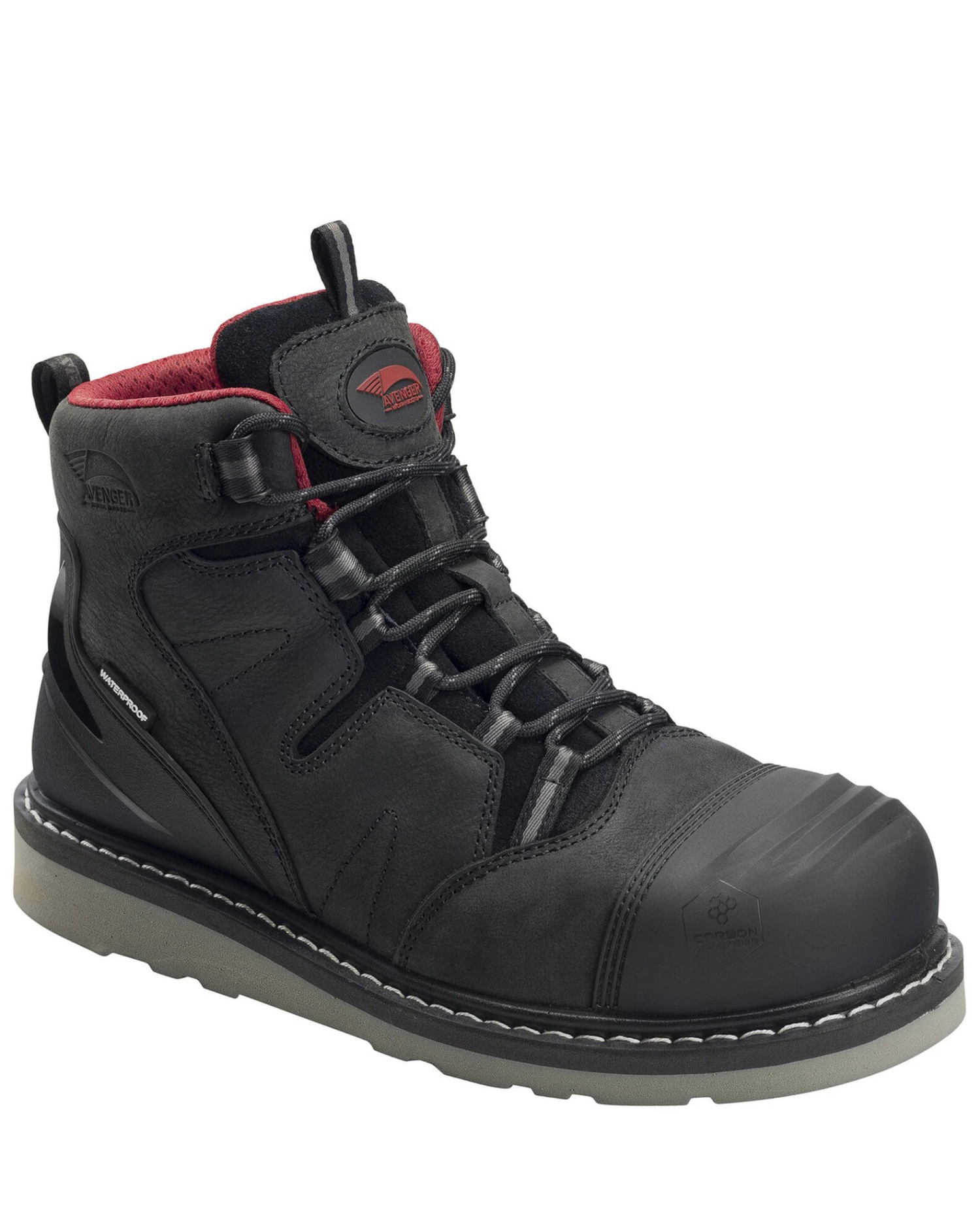 Avenger Men's Waterproof 5" Work Boots - Carbon Safety Toe 3 Avenger Men's Waterproof 5" Work Boots - Carbon Safety Toe