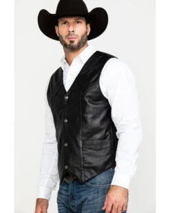 Liberty Wear Men's Jackson Lambskin Leather Vest -Country Clothing Store 2000292448 001 P3