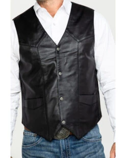 Liberty Wear Men's Jackson Lambskin Leather Vest -Country Clothing Store 2000292448 001 P4