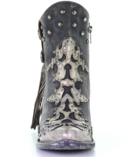 Corral Women's Metallic Overlay Fashion Booties - Pointed Toe -Country Clothing Store 2000293475 900 P5