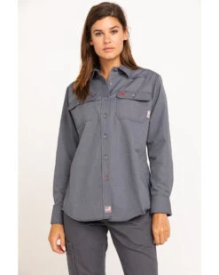 Ariat Women's FR Featherlight Long Sleeve Work Shirt 10 Ariat Women's FR Featherlight Long Sleeve Work Shirt -Country Clothing Store 2000294407 020 P1