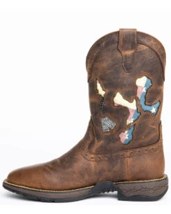 Brothers & Sons Men's Star Exports With Flag Western Performance Boots - Broad Square Toe -Country Clothing Store 2000294855 200 P3