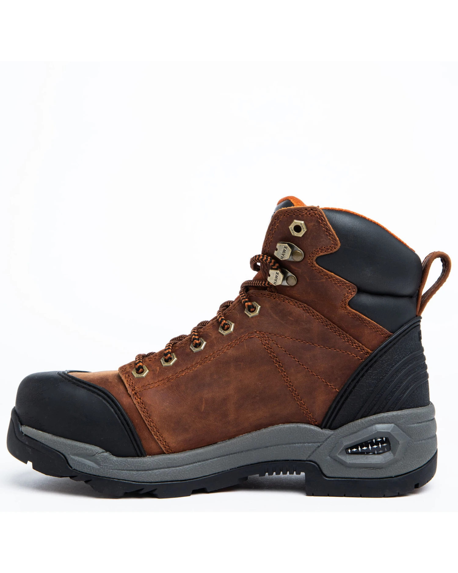 Hawx Men's 6" Crew Chief Work Boots - Soft Toe 6 Hawx Men's 6" Crew Chief Work Boots - Soft Toe - Image 4