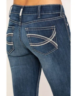 Ariat Women's Medium R.E.A.L. Arrow Fit Shayla Bootcut Jeans -Country Clothing Store 2000295218 400 P5