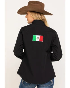 Ariat Women's Classic Team Mexico Flag Softshell Jacket -Country Clothing Store 2000295225 001 P1