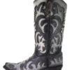 Corral Women's Gray Fur Overlay Western Boots - Snip Toe -Country Clothing Store 2000295318 001 P3