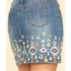 Stetson Women's Denim Southwestern Embroidered Mini Skirt -Country Clothing Store 2000295457 400 P4