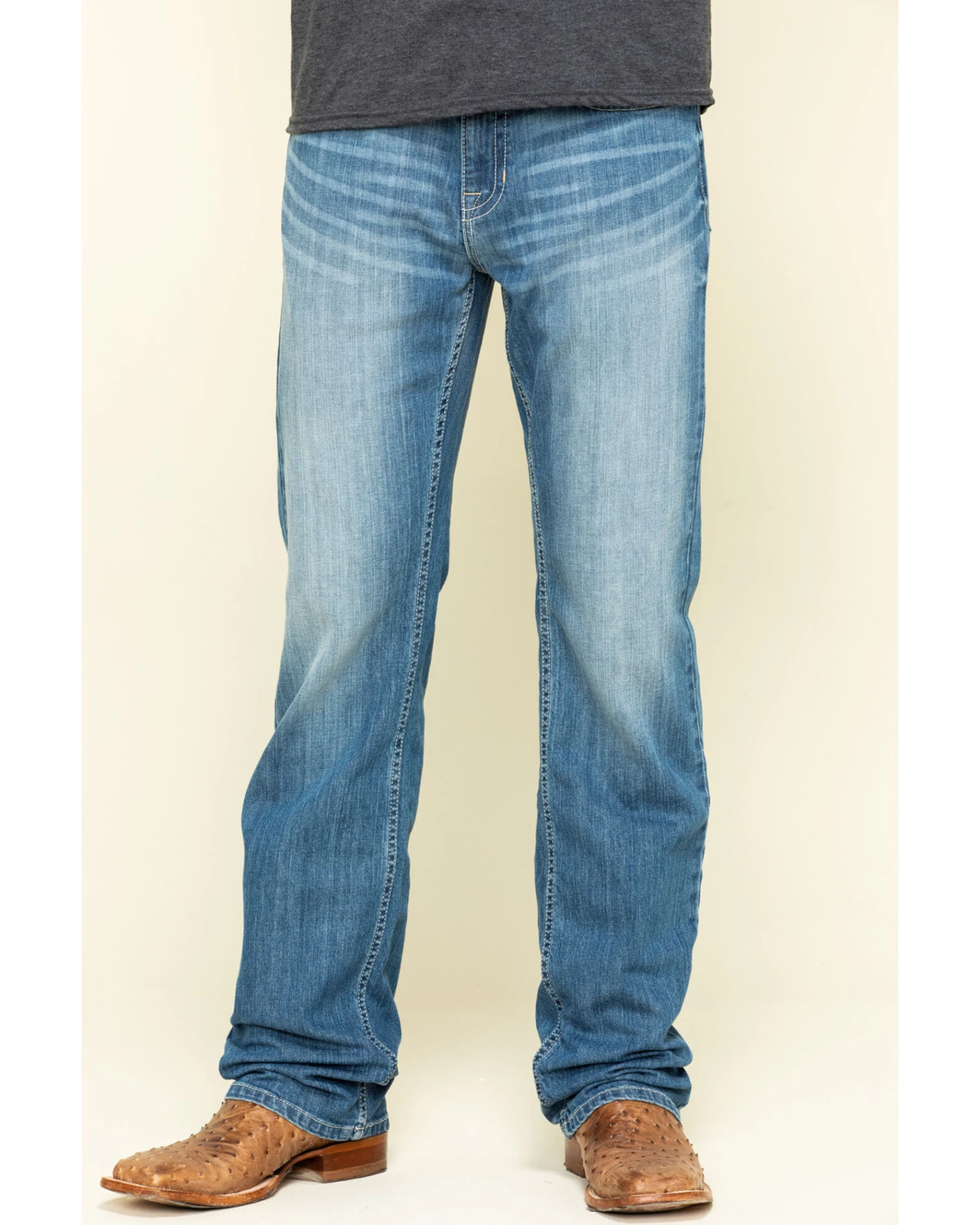 Cody James Men's Clovehitch Stackable Light Wash Stretch Regular Straight Jeans 5 Cody James Men's Clovehitch Stackable Light Wash Stretch Regular Straight Jeans - Image 3
