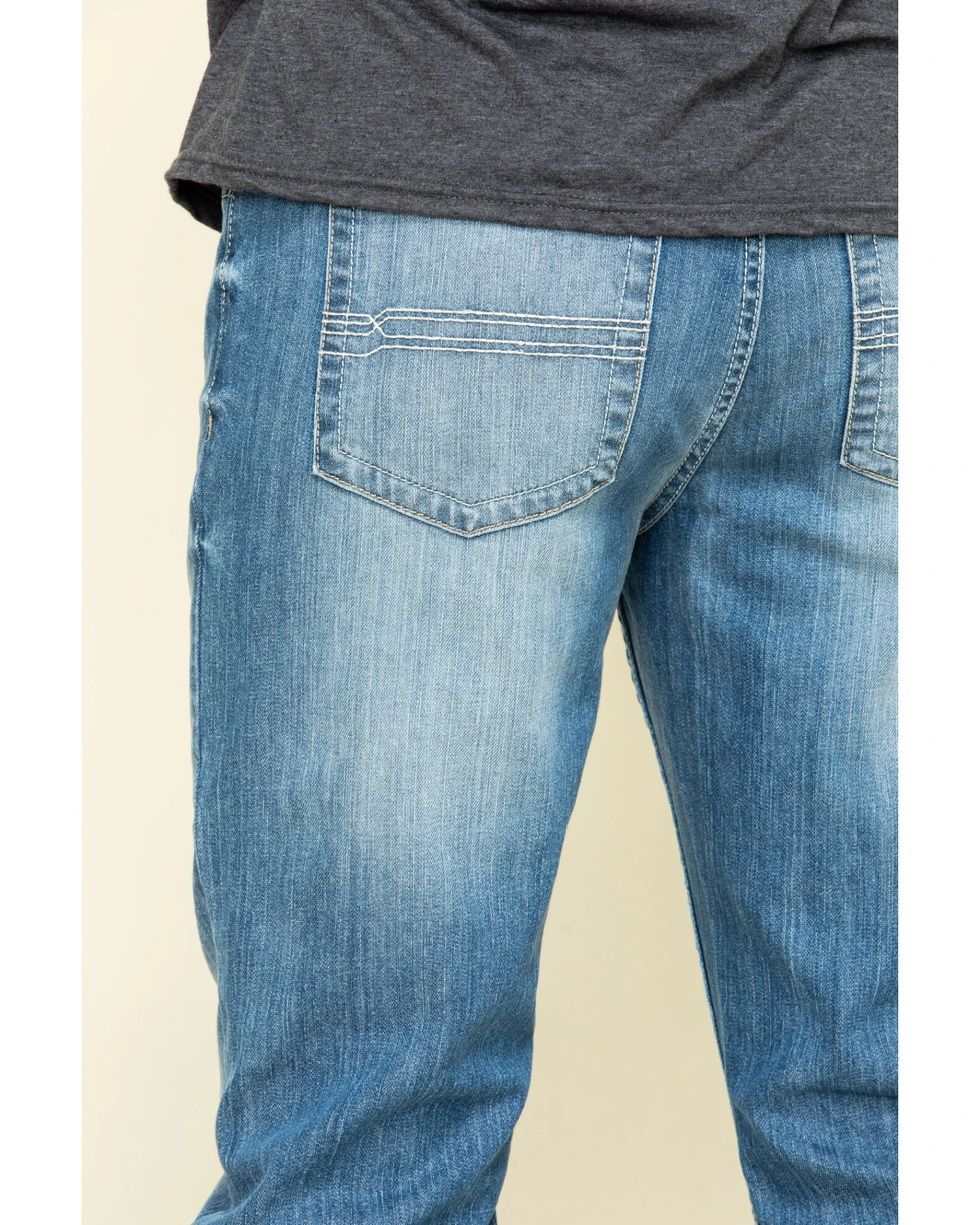 Cody James Men's Clovehitch Stackable Light Wash Stretch Regular Straight Jeans 6 Cody James Men's Clovehitch Stackable Light Wash Stretch Regular Straight Jeans - Image 4