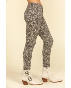 Rock & Roll Denim Women's Leopard Print Skinny Jeans 10 Rock & Roll Denim Women's Leopard Print Skinny Jeans -Country Clothing Store 2000296893 400 P3