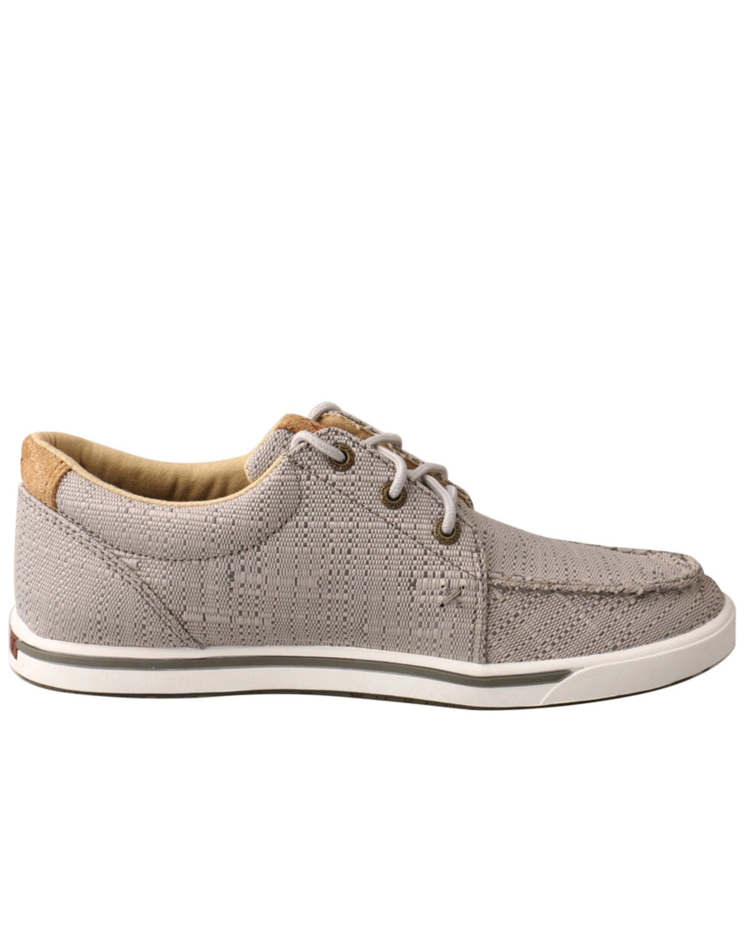 Twisted X Women's Light Gray Hooey Sneakers - Moc Toe 8 Twisted X Women's Light Gray Hooey Sneakers - Moc Toe - Image 6