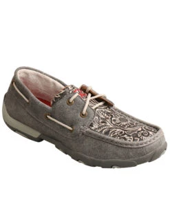 Twisted X Women's Tooled Boat Shoes - Moc Toe 11 Twisted X Women's Tooled Boat Shoes - Moc Toe -Country Clothing Store 2000308265 020 P1