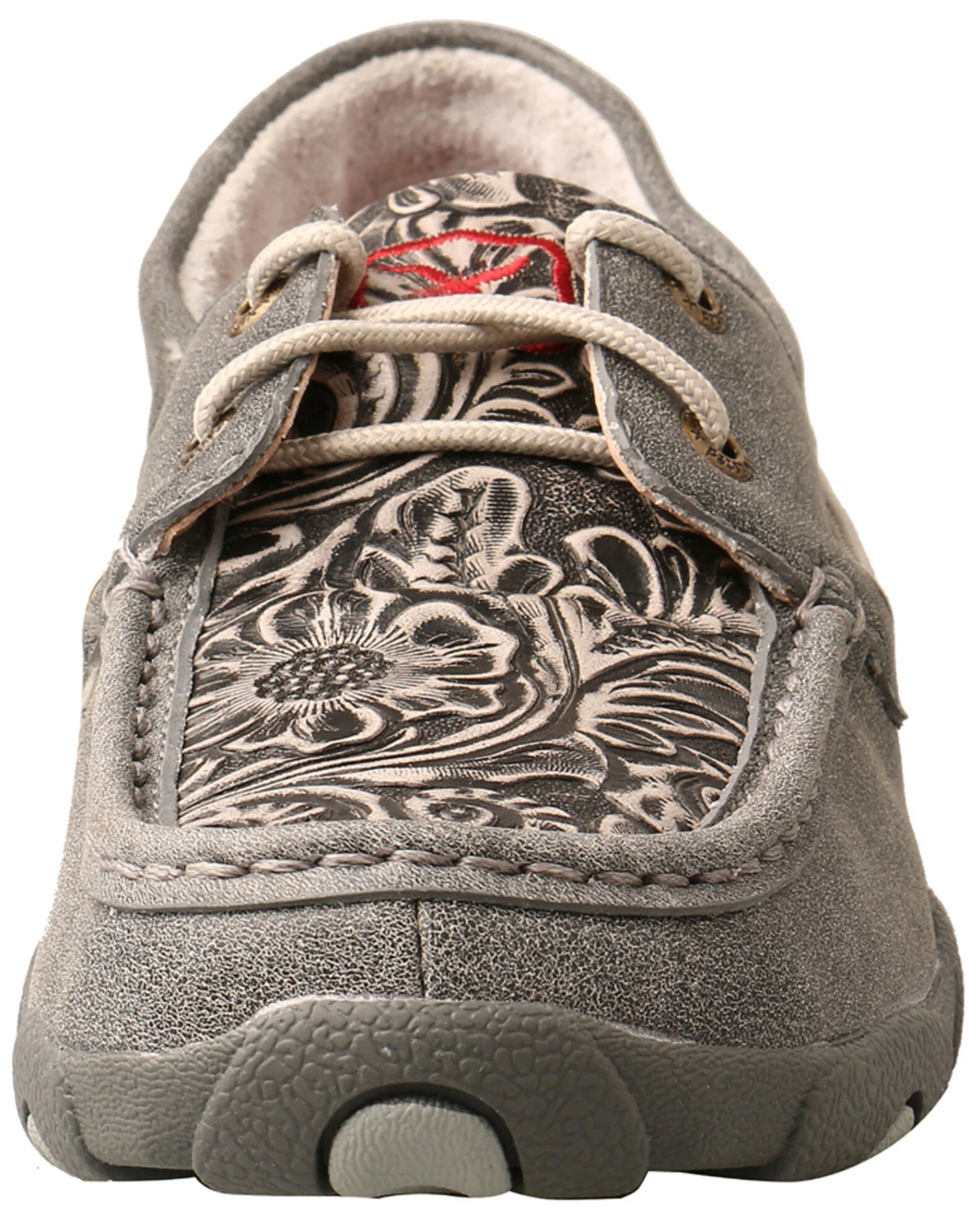 Twisted X Women's Tooled Boat Shoes - Moc Toe 5 Twisted X Women's Tooled Boat Shoes - Moc Toe - Image 3