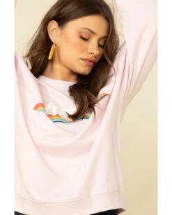 Wrangler Retro Women's Lilac High Rib Pullover -Country Clothing Store 2000308273 530 P4