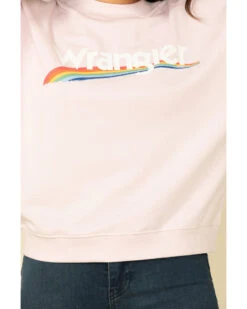 Wrangler Retro Women's Lilac High Rib Pullover -Country Clothing Store 2000308273 530 P5