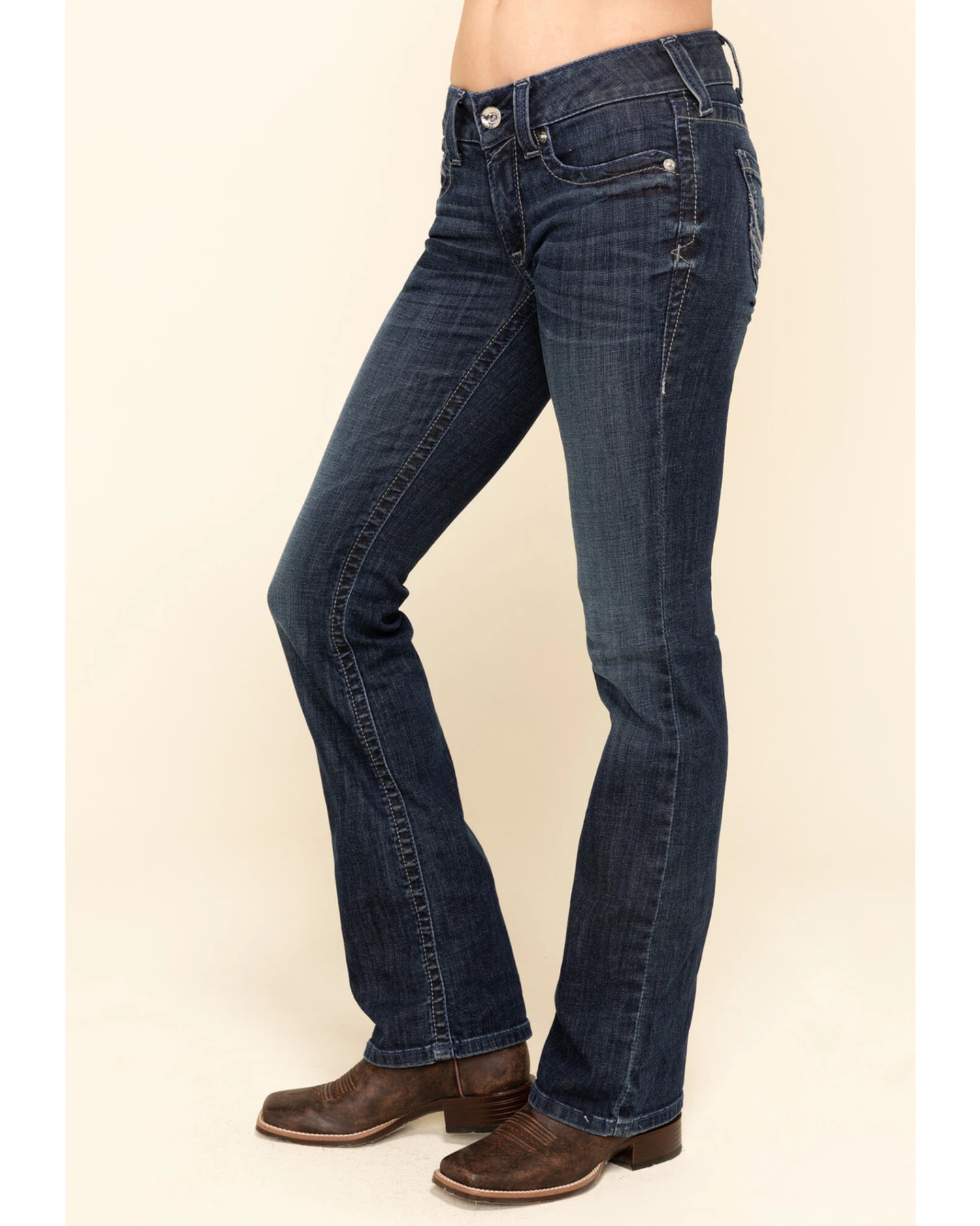 Ariat Women's Angel Arrow Fit Bootcut Jeans 5 Ariat Women's Angel Arrow Fit Bootcut Jeans - Image 3